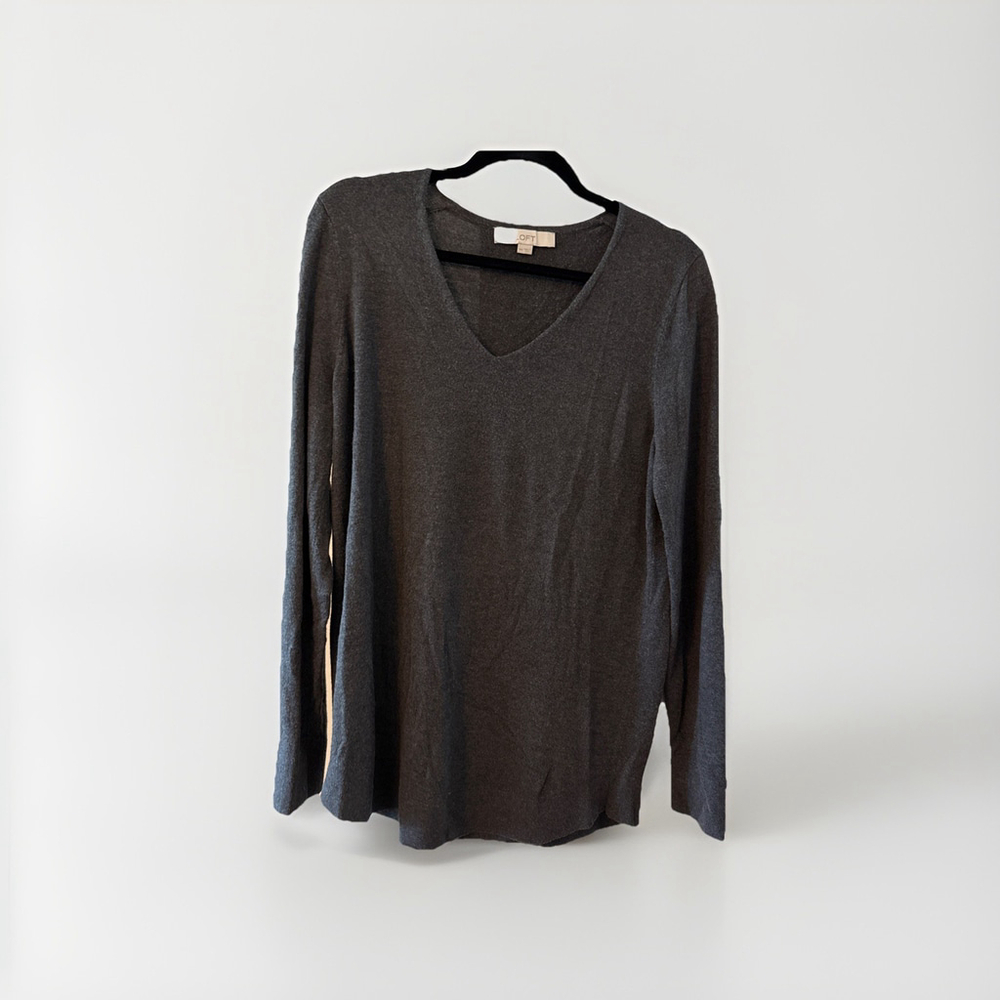 Ann Taylor Loft Med Women’s Dark Gray Sweater, Soft